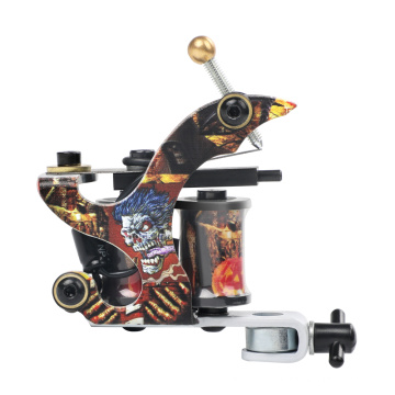 Tattoo Machines Coils Professional Colorful Iron 8 Wraps Coil Tattoo Machine